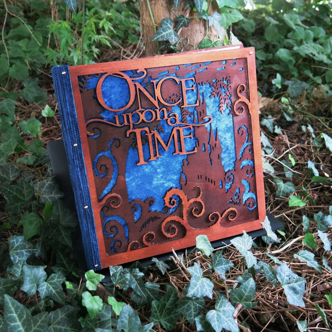 Libro artigianale con copertina personalizzata Once upon a time